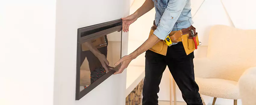 Metal Fireplace Installation in Cockeysville, Maryland