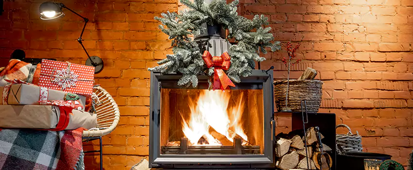 Travis Industries Linear Gas Fireplace Installation in Cockeysville, Maryland