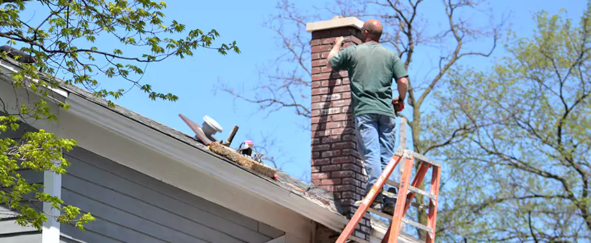 Vinyl and PVC Chimney Flashing Installation in Cockeysville, MD