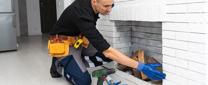 Fireplace Damaged Damper Frame Repair Services in Cockeysville, Maryland