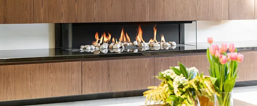 Double-height Fireplace Design Refurbishment in Cockeysville, Maryland