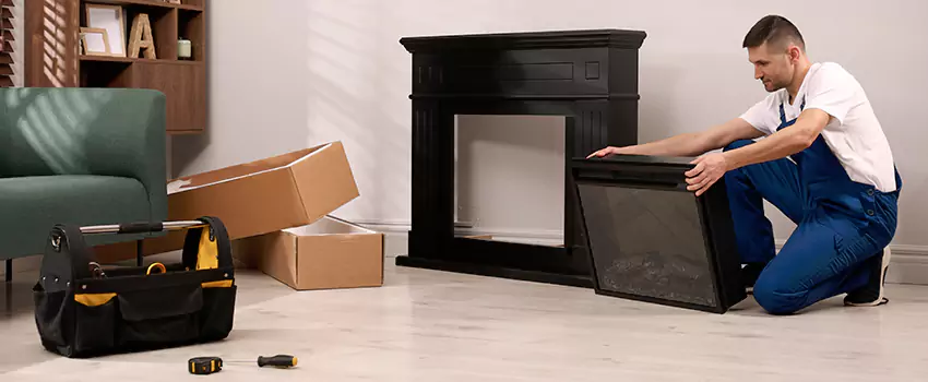 Old Rusted Metal Fireplace Repair And Replacement in Cockeysville, MD