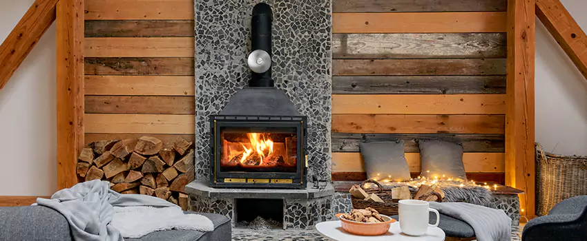 Thelin Hearth Products Direct Vent Gas Stove Fireplace Inspection in Cockeysville, Maryland